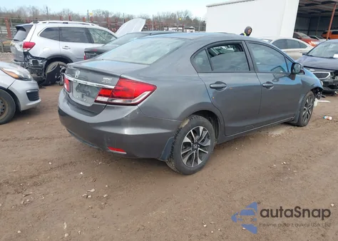 2013 Honda Civic Ex из США, поврежденный, VIN 19XFB2F80DE016337